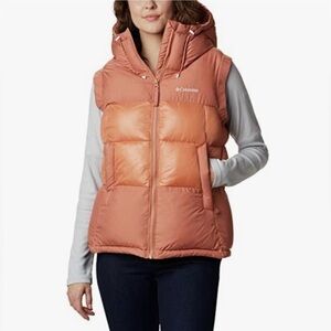 Columbia Pike Lake II Omni Heat Puffer Vest/ Peach/ Large
